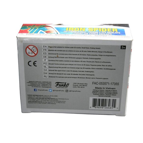Funko Pop! Marvel Avengers Infinity War Iron Spider Man Bobble-Head 287 - Picture 10 of 10